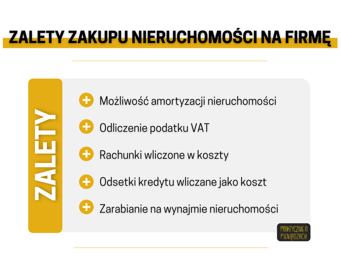 Zakup nieruchomości na firmę zalety