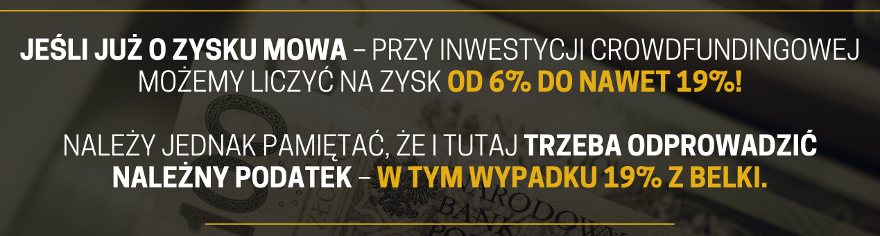 crowdfunding udziałowy zysk