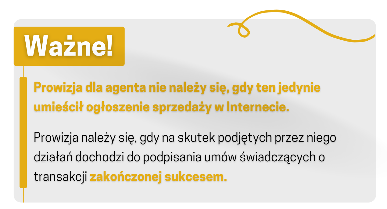 Prowizja dla pośrednika nieruchomości