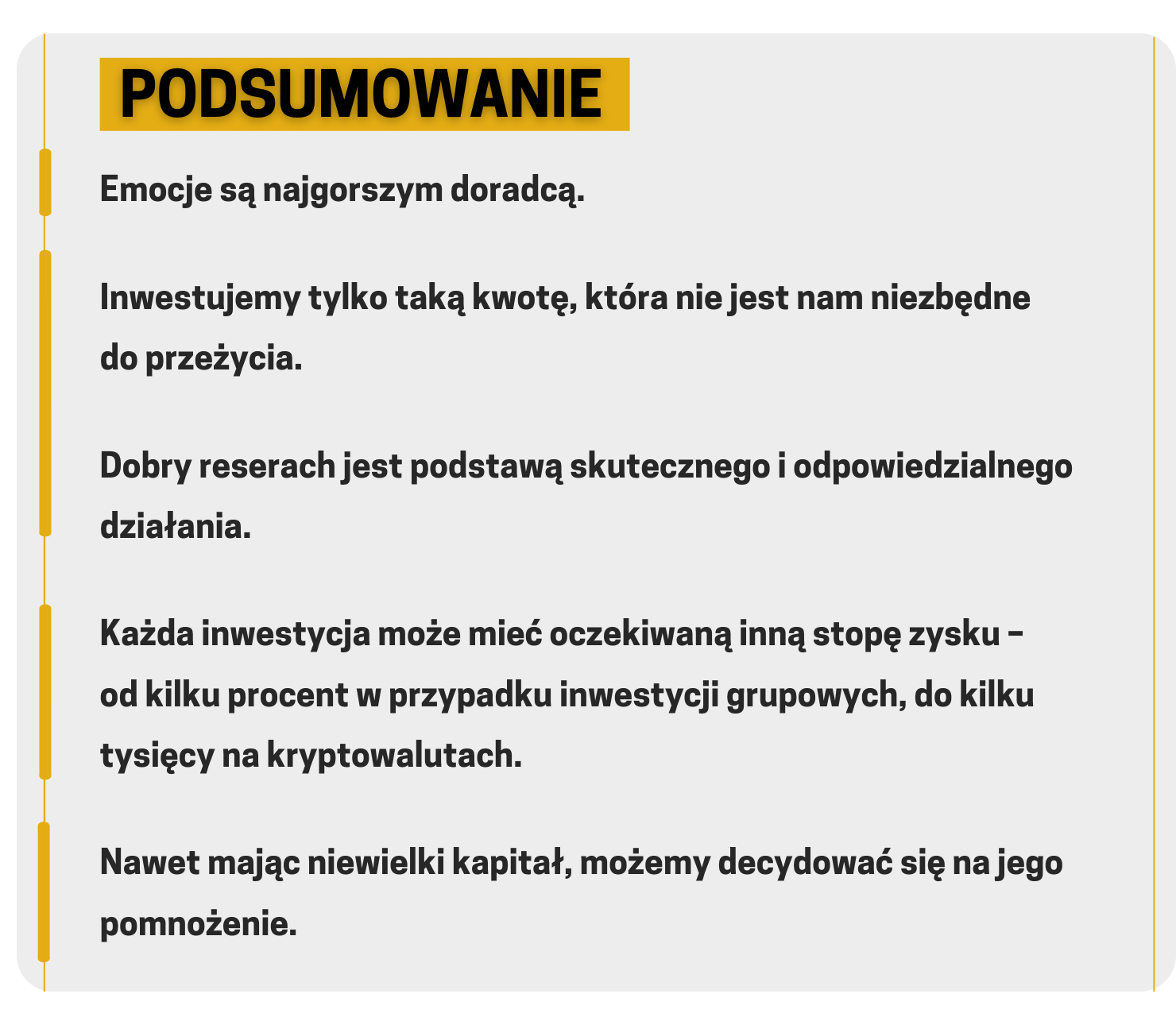 inwestycje
